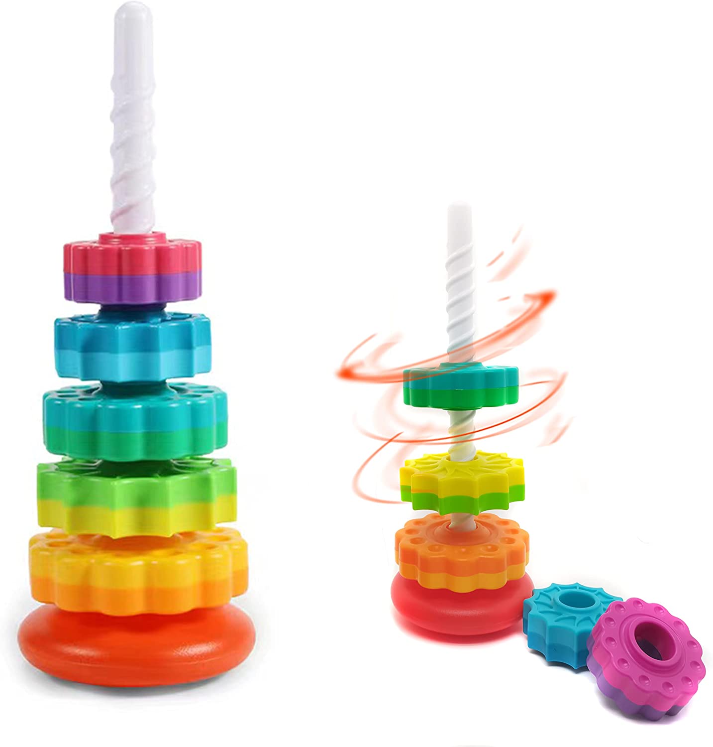 Spinning Rainbow Tower 2