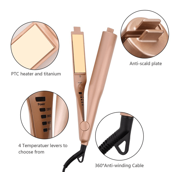 2-in-1 Twist Straightening Curling Iron 2