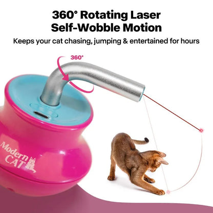 Automatic Cat Laser Toy Tumbler Design 2
