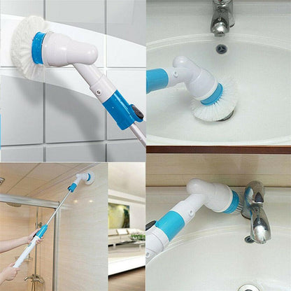 Power Cleaning Scrubber With Extension Handle 2