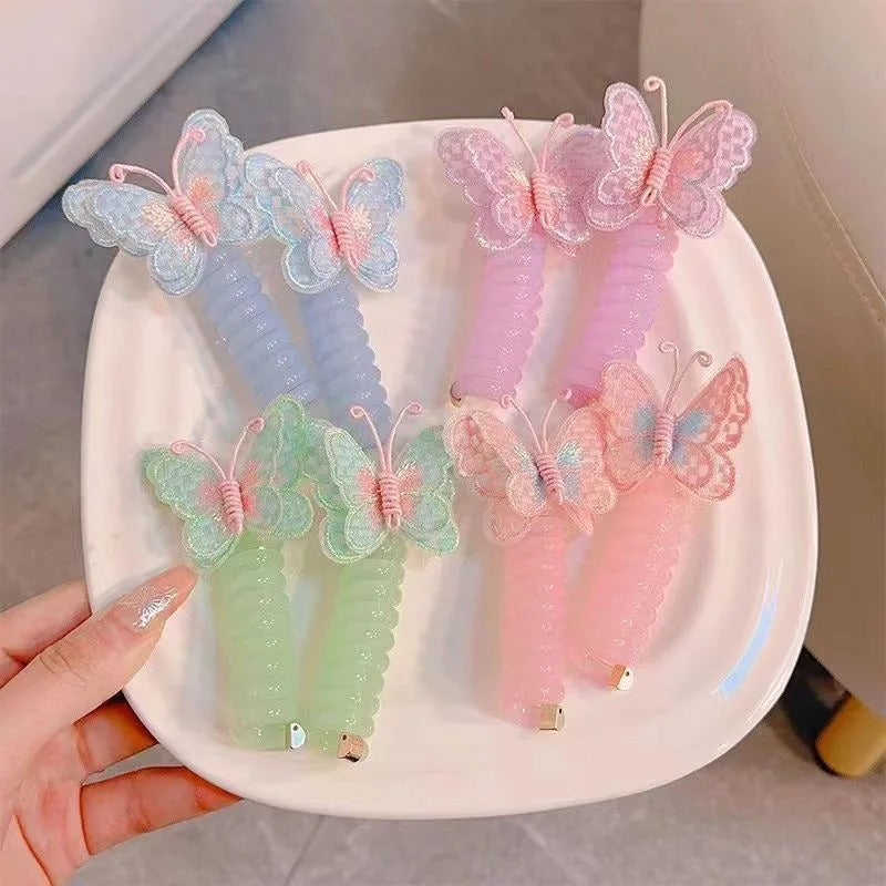 Butterfly Telephone Wire Hair Bands 2