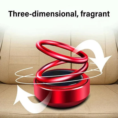 Rotating Solar Powered Car Aromatherapy Ornament 2