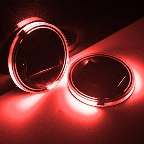 Solar Powered LED Cup Mats 2