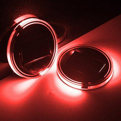 Solar Powered LED Cup Mats 2