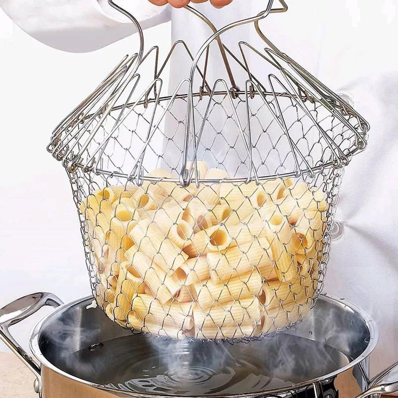 Foldable Cooking Basket 2