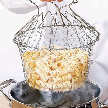 Foldable Cooking Basket 2