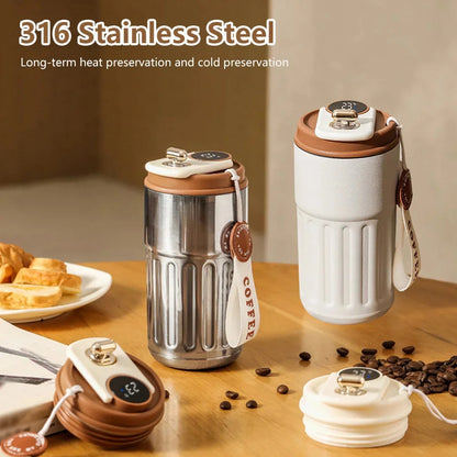 Smart Thermos Bottle LED Temperature Display 2