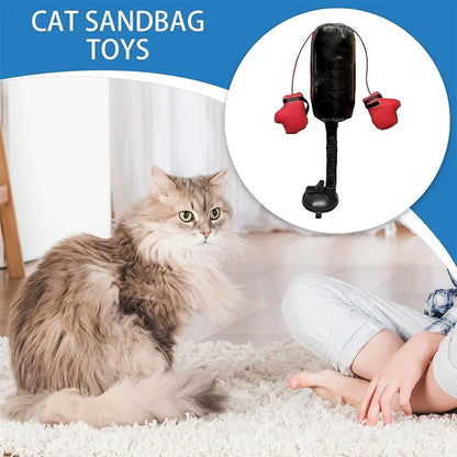 Interactive Cat Punching Bag Toy 2