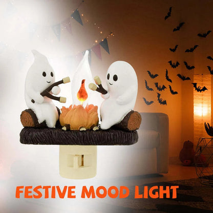Halloween Ghost Campfire Night Light 2