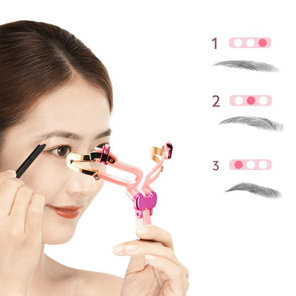 Adjustable Eyebrow Shapes Stencil 2