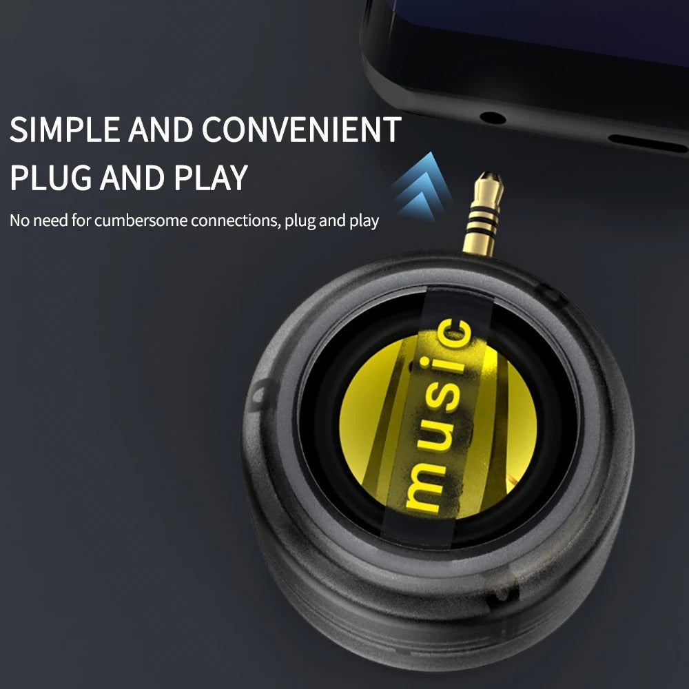 Portable 5X Speaker Amplifier–Plug & Play for Music/Calls 2