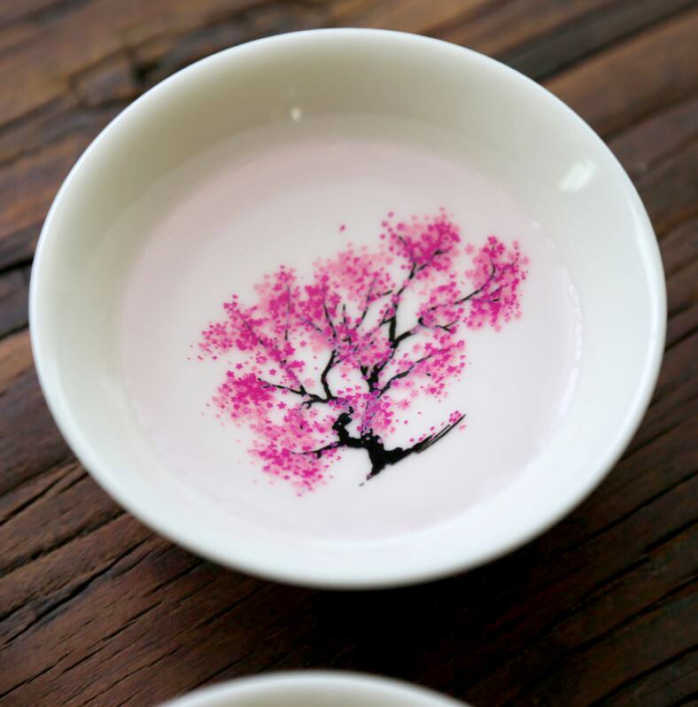 Magic Sakura Cherry Blossom Sake Cup 2