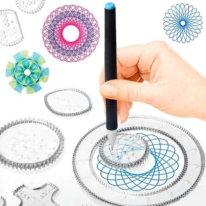 Spirograph Geometric Ruler Set - 22PCS 2