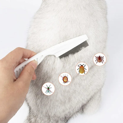 Multifunctional Pet Hair Comb Flea and Tear Stain Removal 2