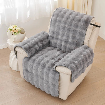 Soft Plush Recliner Cover 2