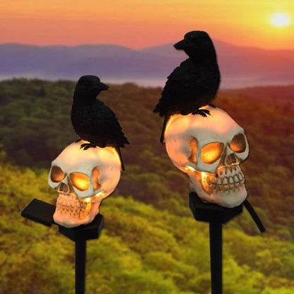 Halloween Crow Garden 2
