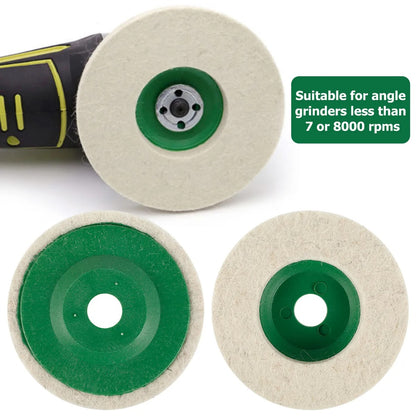 Wool Buffing Angle Ginder Wheel 2