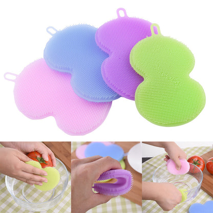 Heat Resistant Silicone Dish Sponge (set of 4) 2