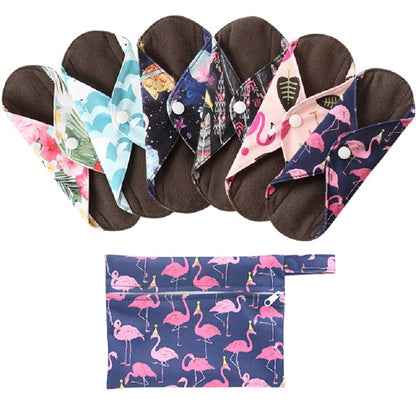 Bamboo Reusable Pads- 6 PCS 2