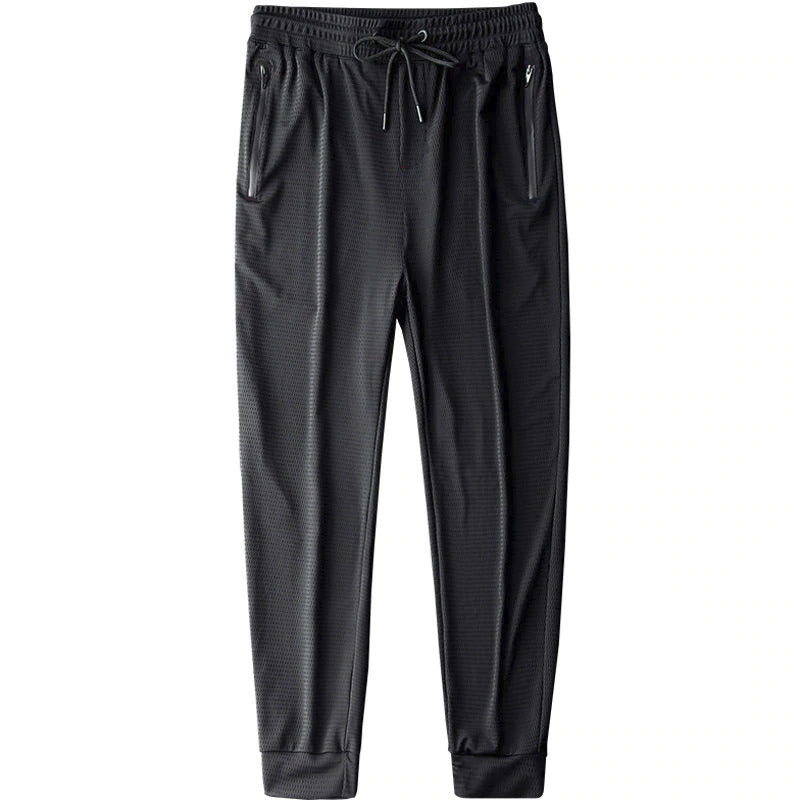 Ice Silk Fitness Running Stretch Pants 2