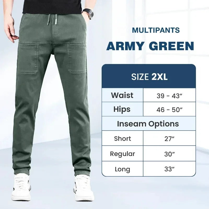 High Stretch Multi-pocket Durable Cargo Pants 2