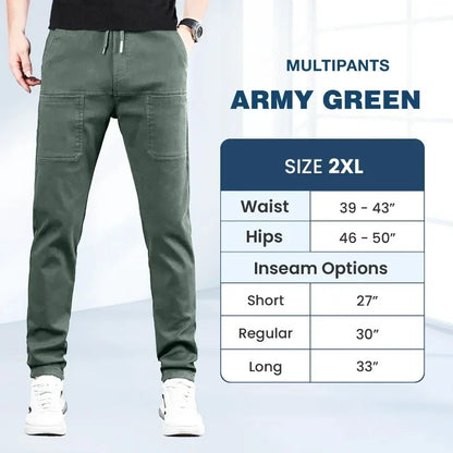 High Stretch Multi-pocket Durable Cargo Pants 2