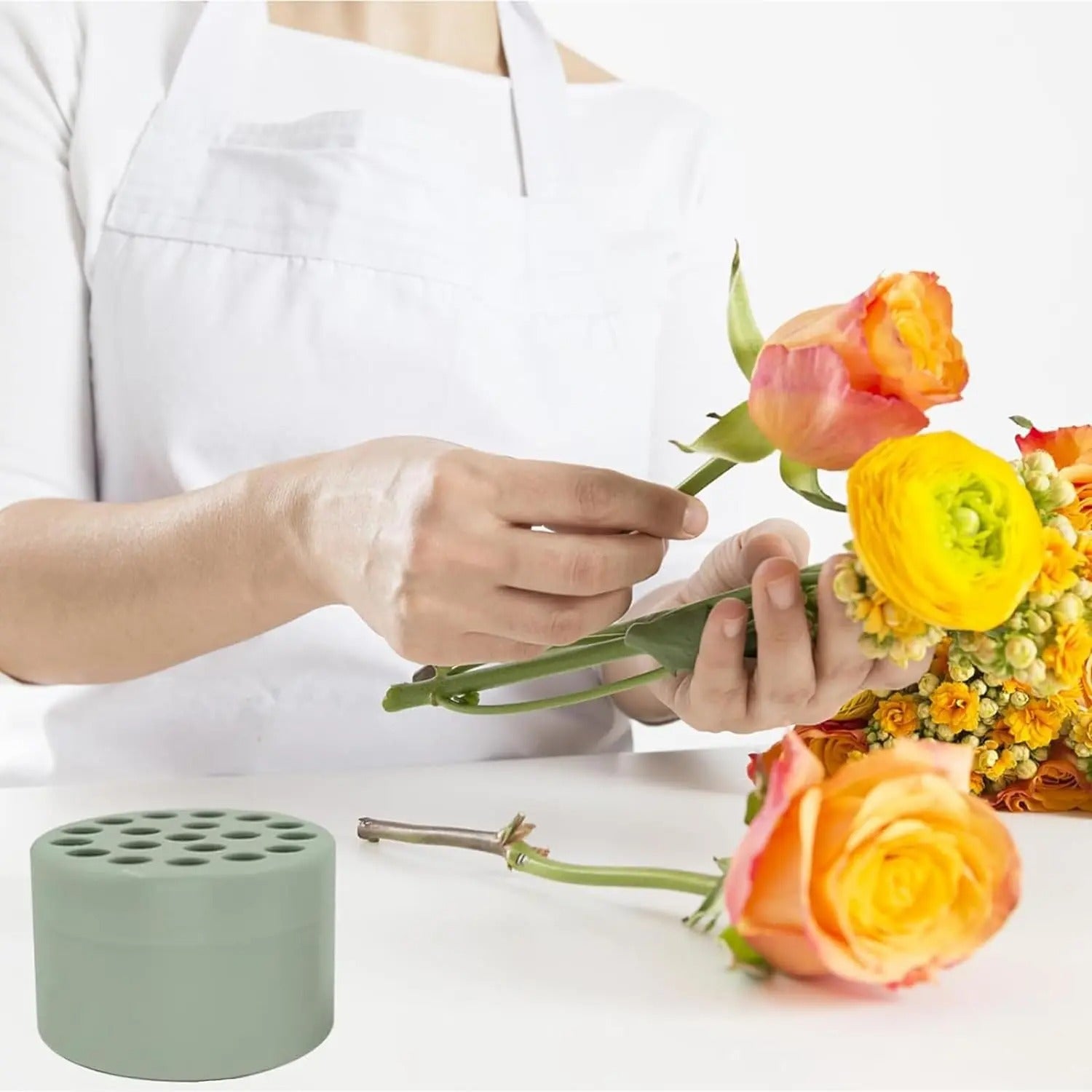 Spiral Ikebana Stem Holder 2