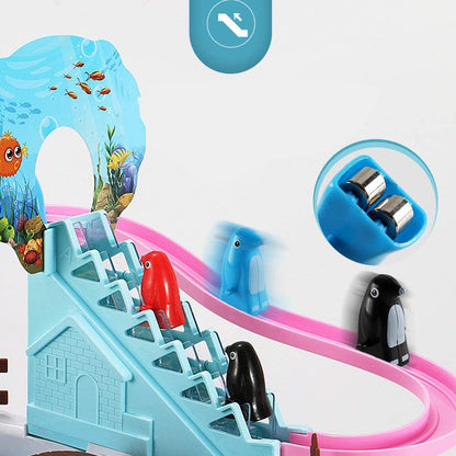Fishing Penguin Climb Stairs Toy 2