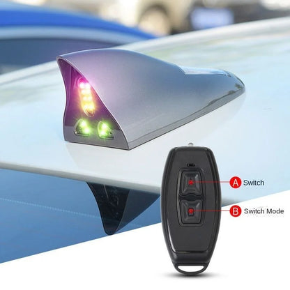 Shark Fin Warning Light Car Antenna 2