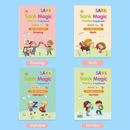 Magic Practice Copybook- SET OF 4 2