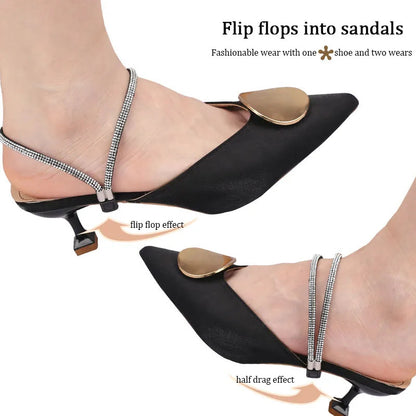Elastic Detachable High Heels Shoe Straps 2