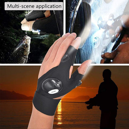 LED Gloves with Waterproof Lights 2