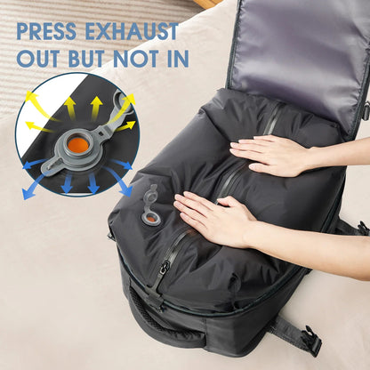 Vacuum Travel Backpack - Large Carry On Bag Flight Approved 2