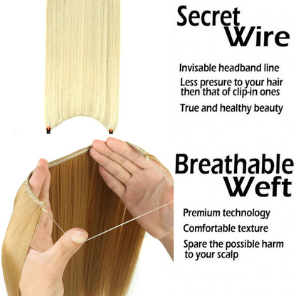 Invisible Halo Hair Extensions 2