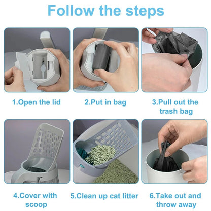 2 in 1 Cat Litter Scoop 2