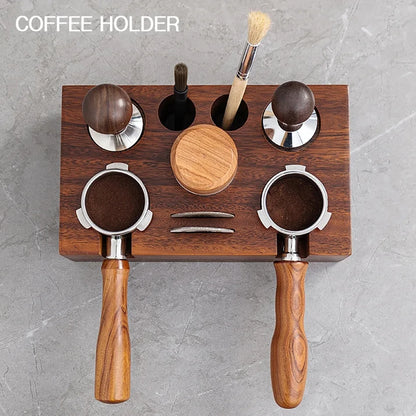 Walnut Coffee Tamper Barista Station 2