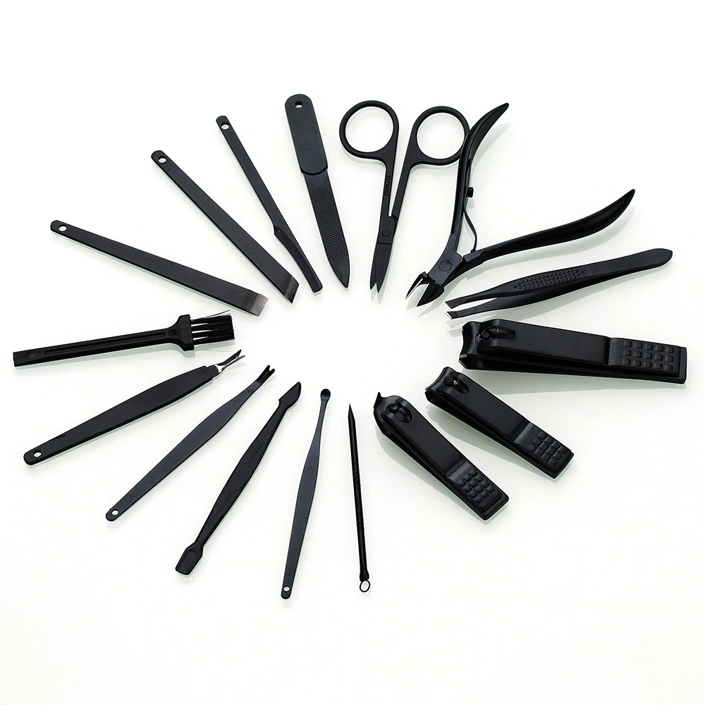 16PCS Stainless Steel Nail Clippers Kit 2
