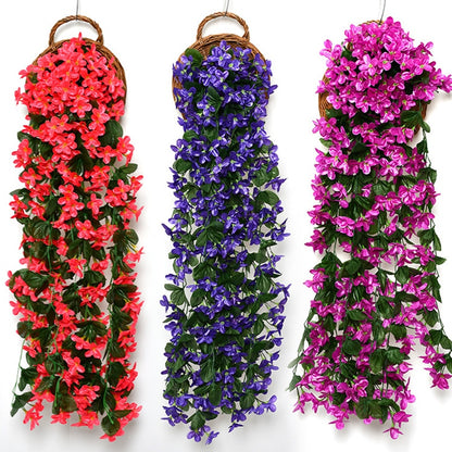 Vivid Artificial Hanging Orchid Bunch 2