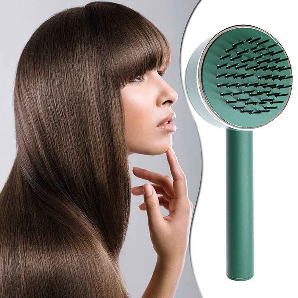 One-key Self-cleaning Hair Brush 2