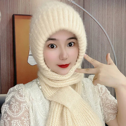 Integrated Ear Protection Windproof Cap Scarf 2