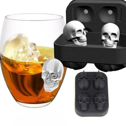 3D Skull Ice Cube Molds 2