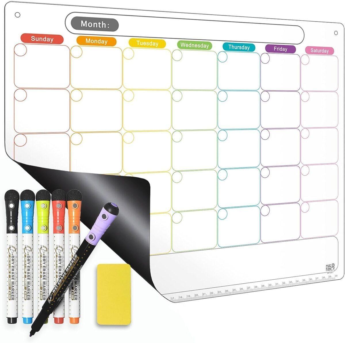 Dry Erase Calendar Kit 2