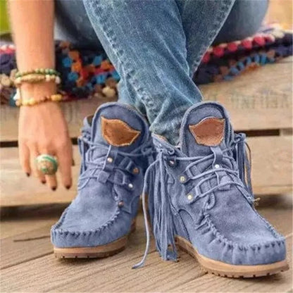 Suede Retro Ankle Boots 2
