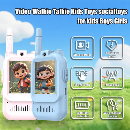 Kids Video Walkie Talkie with HD Screen 2