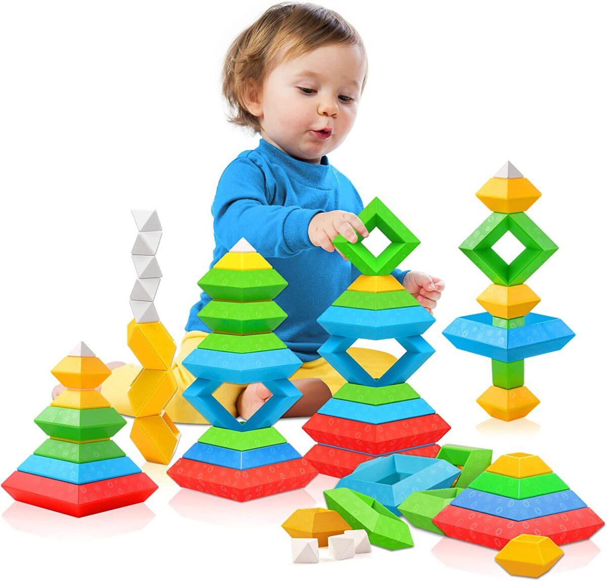 Pyramids Stacking Blocks 2