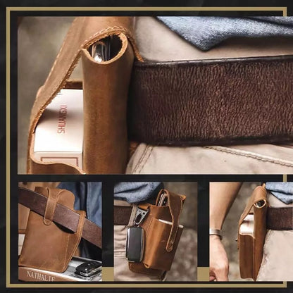 Retro Belt Waist Men's Bag 2