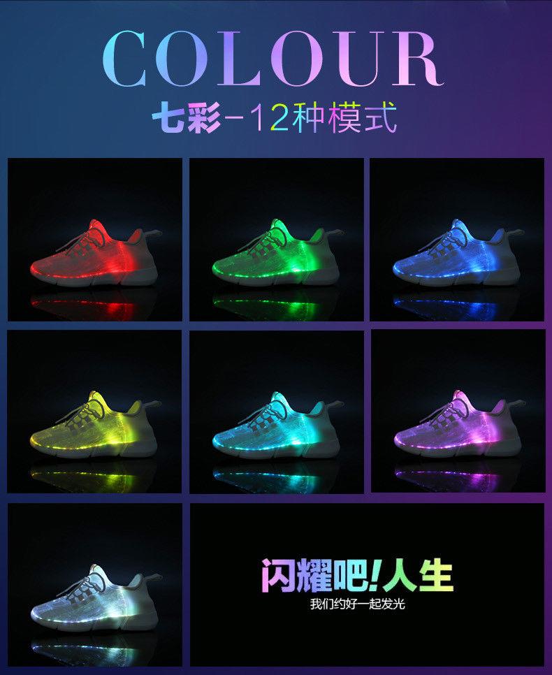 Light-up Luminous Fiber Optic Shoes 2