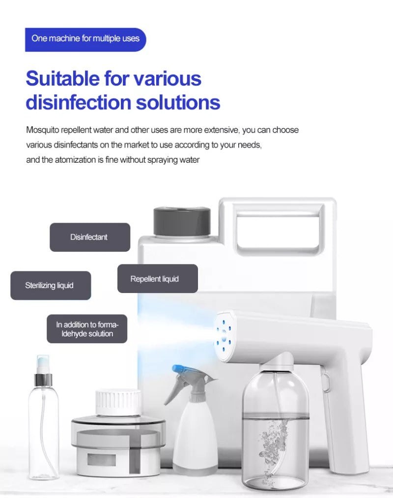 Nano Wireless Blue Light Disinfecting Spray 2