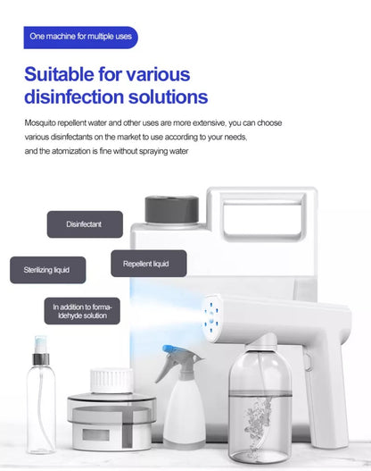 Nano Wireless Blue Light Disinfecting Spray 2