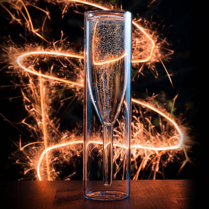 Double-walled Champagne Flutes 2PCS 2